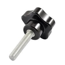 Black Threaded Knob M8x40mm