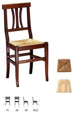 2 SEDIE IN LEGNO MASSELLO