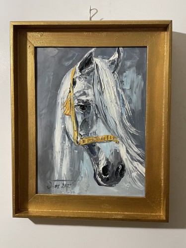 Ritratto cavallo bianco
