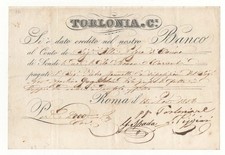 TORLONIA 2000 SCUDI  ASSEGNO