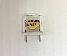 Oscillatore al quarzo 5.760 MHz VETRO – NOS Vintage – Cristallo RF radio  (1pcs)