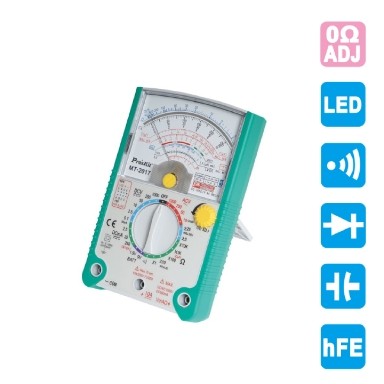 Tester analogico con - analogico,