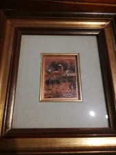 Quadretto dipinto su rame con