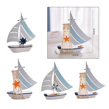 Barca a vela modello ornamento decorazione da tavolo arredamento per la casa