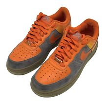 Nike Air Force AF-1 '82 classiche da uomo arancione grigio 317295-081 taglia 9.