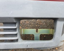 RENAULT 5 GT TURBO NUOVA FASE 1 PARAURTI ANTERIORE STAFFE FENDINEBBIA SET X 2 PAIA