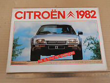 DEPLIANT ORIGINALE 1982 CITROEN CX A 2 PAGINE BROCHURE PROSPEKT