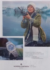 Pubblicità Italian Ritaglio 2023 Orologio VACHERON CONSTANTIN Overseas