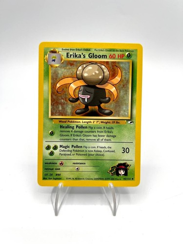 Carta pokémon erika - carta,