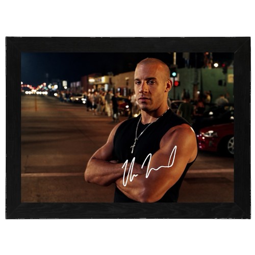 Vin diesel signed autograph - signed,