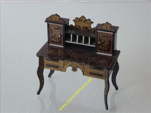 Boulle scrivania decoro - boulle,