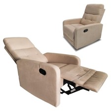 Poltrona Relax Alzapersona con leva e Reclinazione Tessuto