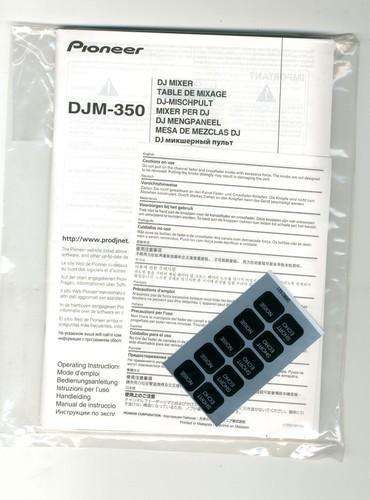 Pioneer djm 300 - -, manual
