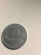 Rara moneta 5 Lire Delfino del