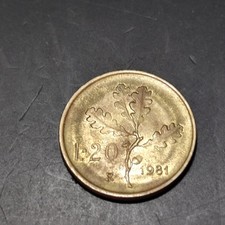 20 Lire Quercia 1981 - Rara