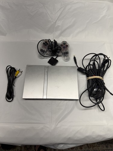 Console ps2 slim con cavi - console,