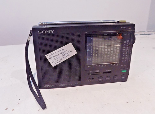 Sony icf 7601 bande - icf-7601, 12
