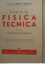 Brunelli CORSO DI FISICA TECNICA 1 TERMODINAMICA ed. V. Giorgio 19477