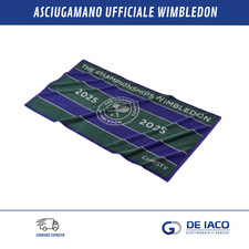ASCIUGAMANO GIOCATORE TORNEO WIMBLEDON 2025 70x133 CM SKY