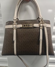 Guess Monogram Brown Multi Bag