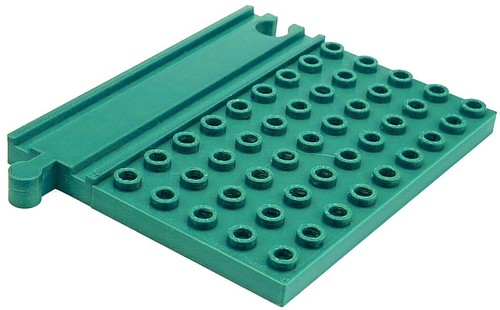 Verde piastra base duplo - di,