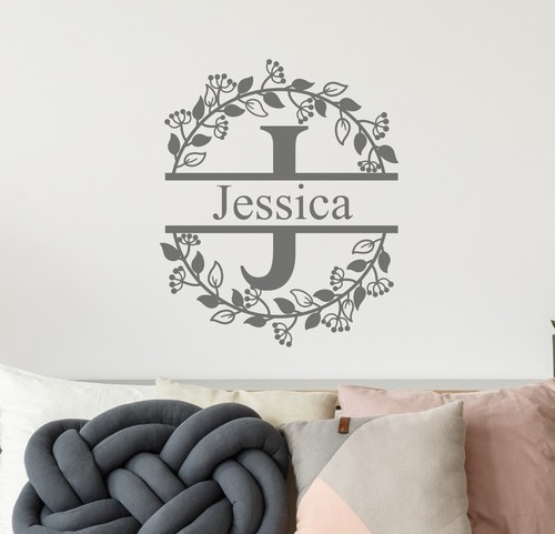 Flora alfabeto split monogram - alfabeto,