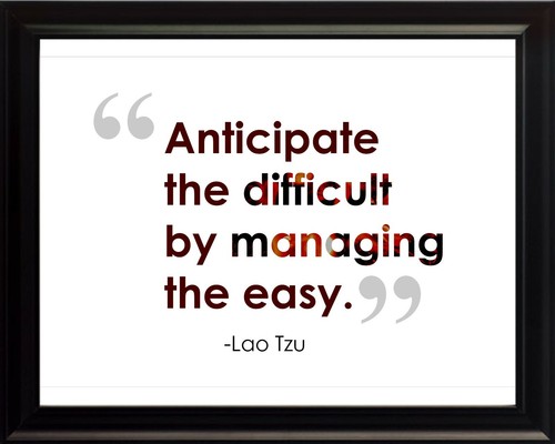 Lao tzu anticipa difficile - anticipa, il