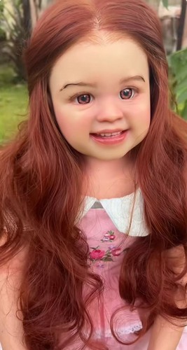 Kit bambola bambina pollici - bambina,