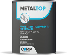 Metal Top - Protettivo Trasparente Lucido per Metalli Anticorrosivo E Antigraffi