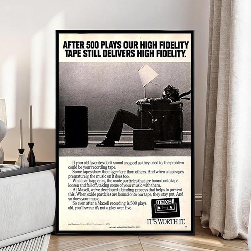 Poster maxell blown away - poster,