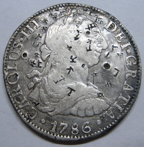 1786 mexico reales - 1786,