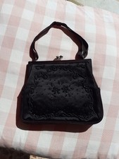 Borsette vintage di colore scuro, condizioni perfette!