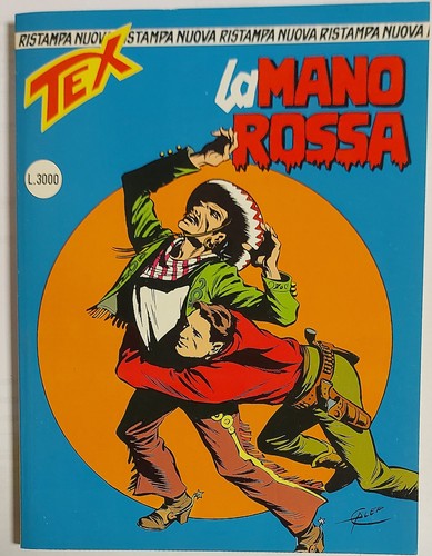 Tex mano rossa 1 nuova - rossa, n.