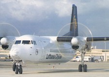 LOTTO DI 7 CARTOLINE DI AEREI PASSEGGERI ,AEREOLINEA LUFTHHANSA  non viaggiate