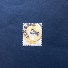 LOMBARDO - VENETO 1864/65 STEMMA AUSTRO-UNGARICO-2 S. GIALLO C/CERTIFICATO