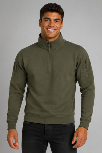 Felpa uomo ragazzo mezza zip - ragazzo,