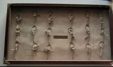 QUADRO DEI NODI VELA Cm. 59 x 33 CORNICE LEGNO ARREDAMENTO MARE CASA IDEA REGALO