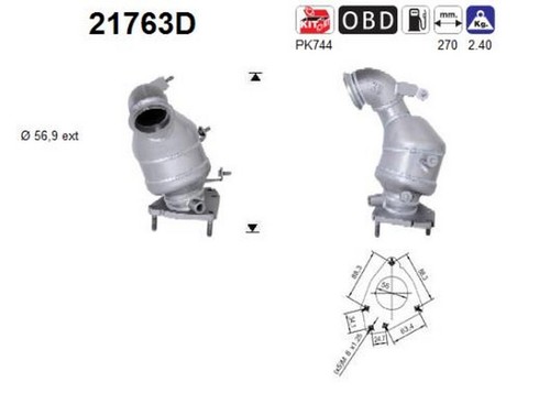 120 catalizzatore per - 120, cv