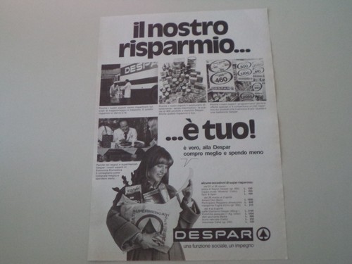 Advertising pubblicità 1977 - advertising,