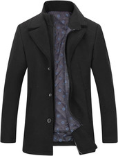 Cappotto in Lana Con Gilet Da