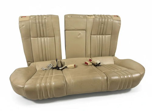 Banquette arrière cuir beige