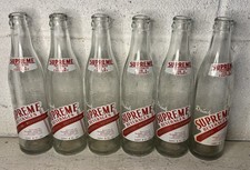 Lotto 6 bottiglie di vetro