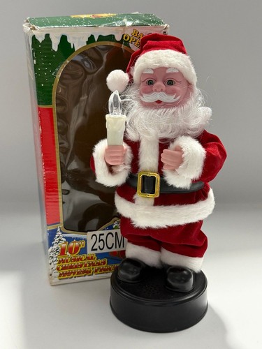 Statuina babbo natale - statuina, musicale