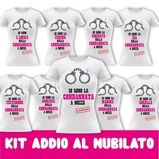 Maglietta donna kit addio al