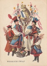 C3 - Cp Cartolina Illustrata Costumi Polonia - Fg Vg 