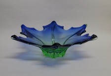 ✅ VASO CENTROTAVOLA VETRO MURANO FRATELLI TOSO 1980 DESIGN MODERNARIATO - 3402