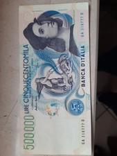 500000 Lire Raffaello