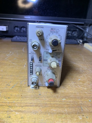 Tektronix 7a26 dual trace - tektronix,