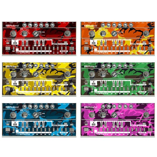 Roland 303 skin 6 disegni - roland,