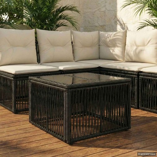 Tavolo giardino rattan e - tavolo,